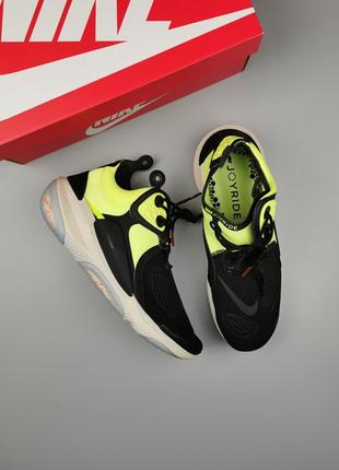 Кроссовки оригинал nike joyride cc3 setter black/neon green at6395-002