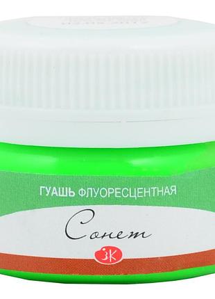 Фарба гуашева"професійна" 352669 зелена, флуорисц., 20мл, шт