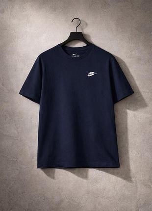 Футболка nike темно синя xs