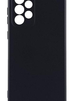Чохол silicone case для samsung galaxy a33 5g / a336 бампер із мікрофіброю чорний