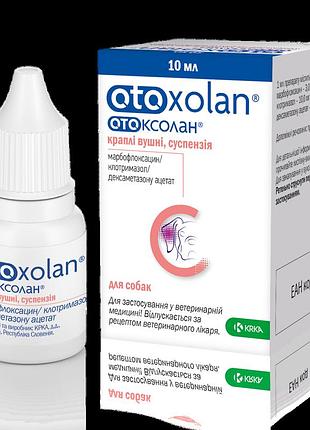 Ушные капли отоксолан krka, 10 мл