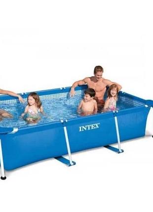 Бассейн каркасный intex 28271 прямоугольный (260х160х65см) top shop ua_