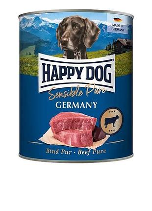 Happy dog sens pure влажный корм для собак с говядиной, 800 г