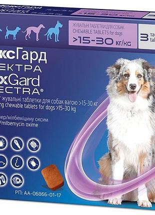 Nexgard spectra (нексгард спектра) - таблетки против блох, клещей и гельминтов для собак весом 15-30 кг
