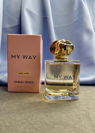 My way sunny vanilla giorgio armani — жіночий квітково-фруктовий аромат | новинка 2025