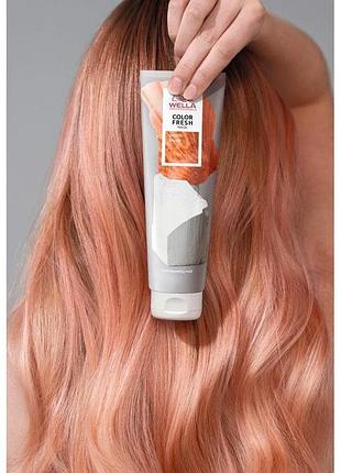Тонуюча кремова маска wella color fresh color fresh peach blush,