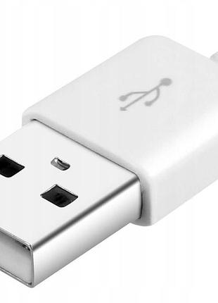 Кабель для зарядки и передачи данных samsung usb to type-c (usb-a to usb-c) - зарядный шнур type-c белый 3
