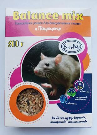Balance mix корм для декоративних тварин пацючок, 500 г