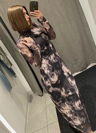 Сукня zara в стилі тай-дай