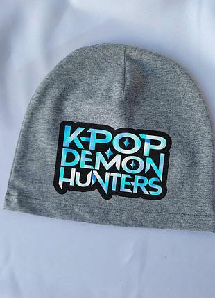Шапка детская с принтом "k-pop demon hunters"