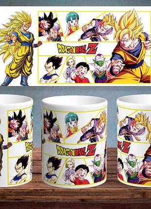 Чашка з принтом "dragon ball z 2"