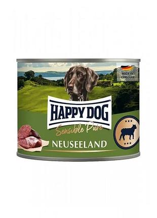 Happy dog sens pure влажный корм для собак с ягненком, 200 г