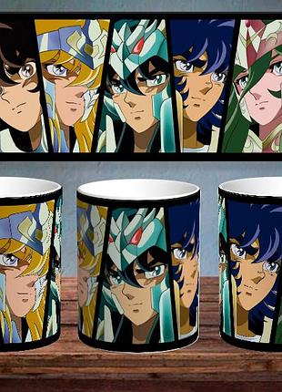 Чашка с принтом "святой сейя - saint seiya"