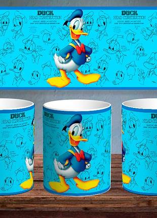 Чашка с принтом «donald duck»