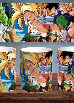 Чашка с принтом «dragon ball z"