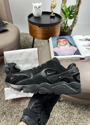 🌺женские кроссовки nike air huarache all black