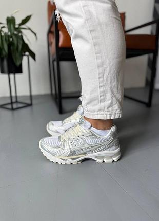 Asics gel-kayano 14 white silver