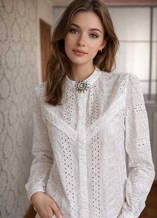 Блузка батистова сорочка прошва 😍