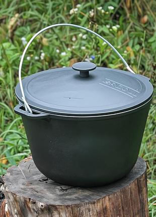 Казан чугунный с крышкой