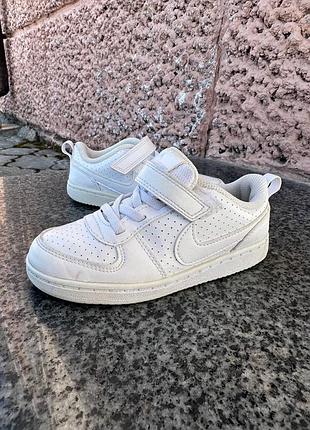 Дитячі кросівки на липучках nike court borough low оригінал