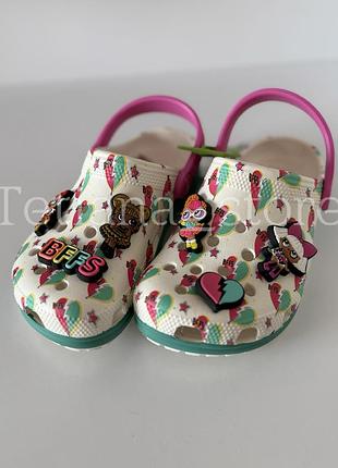 Крокси crocs lol clog original лол c8 c9 c10 c11 c12 c13 j1 j2 j3 для дівчинки лол лоли