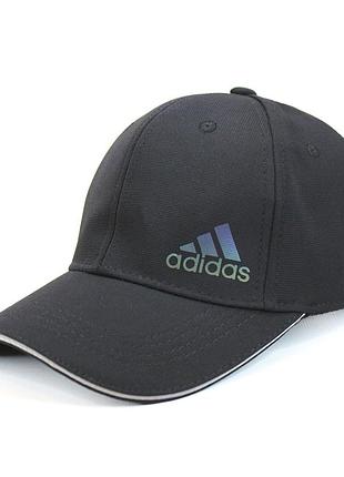Кепка черная adidas бейсболка летняя универсальная хлопок