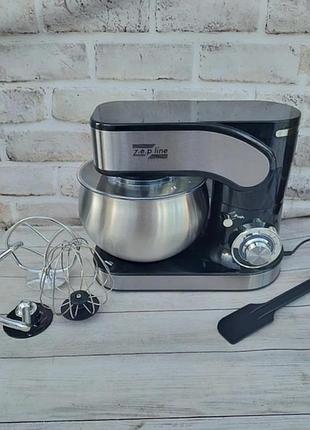 Планетарный миксер zepline zp-136 6 л 3500 вт черный