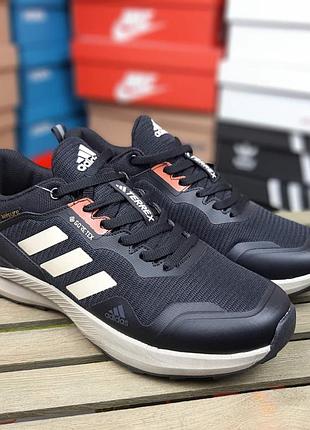 Adidas terrex gore-tex черные с бежевым