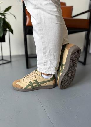 Asics onitsuka tiger tokuten "beige green"