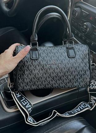 Сумка michael kors, сумка майкл корс бочонок, сумка с принтом майкл корс, кросс боди, сумка через плечо