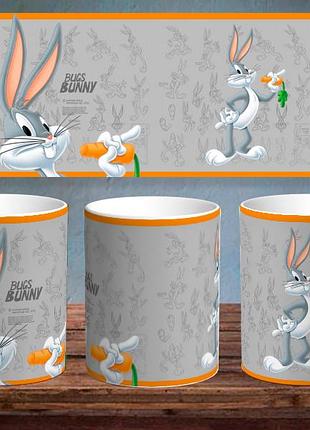 Чашка с принтом «bugs bunny»