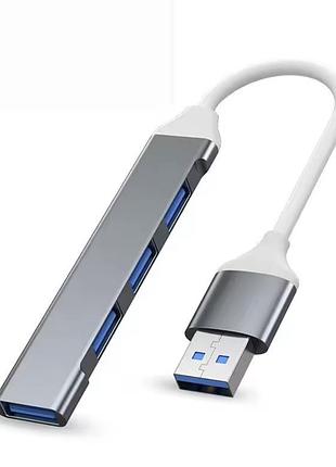 Usb хаб 4 порта концентратор разветвитель для пк usb концентратор для ноутбука