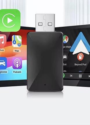 Адаптер беспроводной для apple carplay и android auto 2in1 usb wifi5 bluetooth 5.0