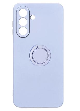 Чохол fiji holder ring для samsung galaxy a56 5g (a566) бампер з кільцем підставкою lilac