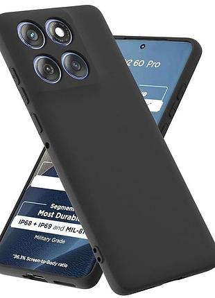 Чехол fiji full soft premium для motorola edge 60 pro противоударный бампер с микрофиброй black