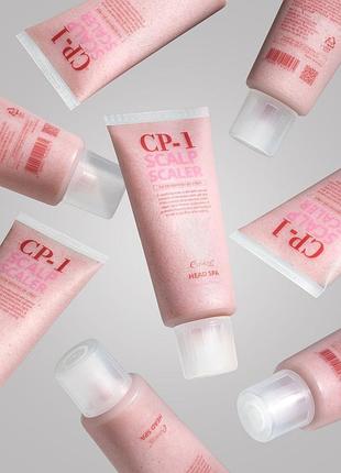 Пилинг средство для очищения кожи головы esthetic house cp-1 head spa pink salt scalp scaler 200 мл