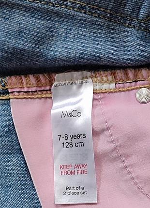 Спідниця джинсова m&co kids 6