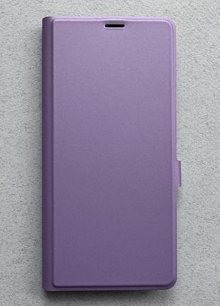 Samsung galaxy a07 чехол-книжка wave flap light purple пурпурный высококачественная искусственная кожа слоты для карт