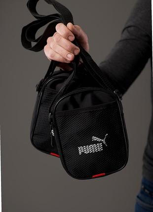 Сумка чоловіча чорна puma - все своє під рукою