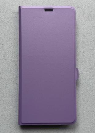 Samsung galaxy a17 5g чехол-книжка wave flap light purple пурпурный высококачественная искусственная кожа слоты для карт