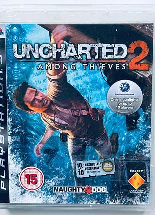 Uncharted 2 among thieves, б/в, англійська версія - диск для playstation 3