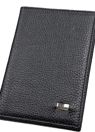 Обложка кожаная паспорт карточки черная desisan 14*10 (турция)