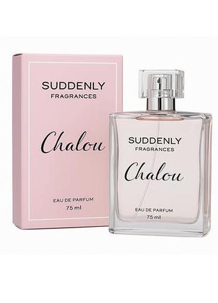 Парфюмированная вода для женщин suddenly chalou, 75 ml