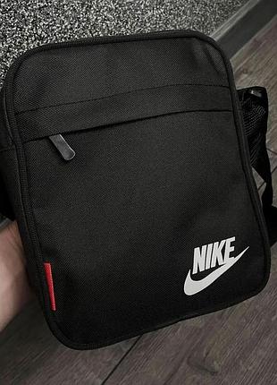 Барсетка nike oxford 600d, мужская, 3 отделения