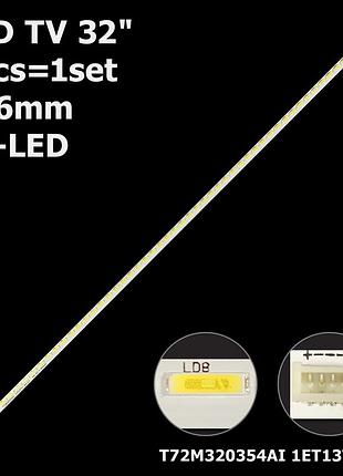 Led підсвітка tv 32" t72m320354ai condor led32l2400 goldstar lt-32t405r, lt-32t409r zm4c-lb320t-zm3 1шт.