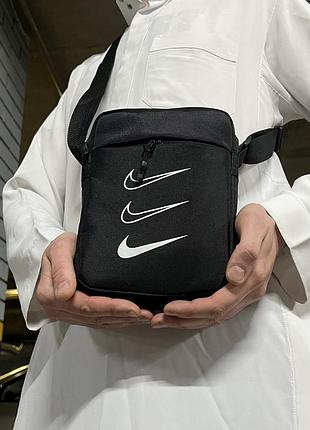 Nike барсетка - мужская модель через плечо с лаконичным дизайном