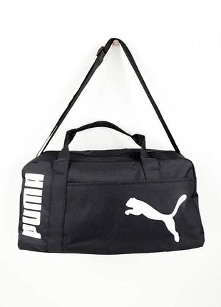 Puma hard gym pro - міцна спортивна сумка 1000d з білим лого