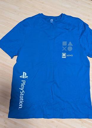 Хлопковая трикотажная футболка playstation p.l
