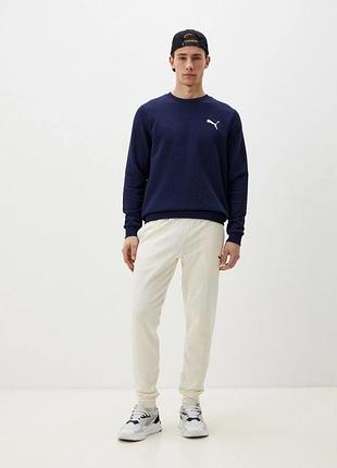Світшот puma ess small logo crew синій 2xl чоловічий