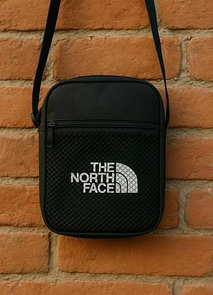 Барсетка the north face - 3 отделения oxford 1000d